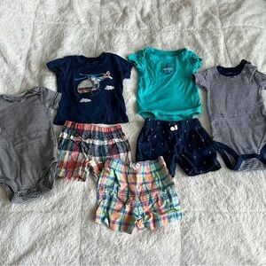 6 month boys summer clothes bundle